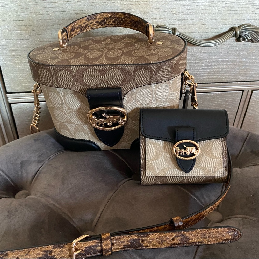 Bucket  Style Coach Bag